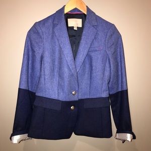 Blue Banana Republic Hacking Jacket Size 2